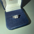 Vintage Sterling Silver Quad Signet Ring