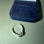 Vintage Sterling Silver Quad Signet Ring
