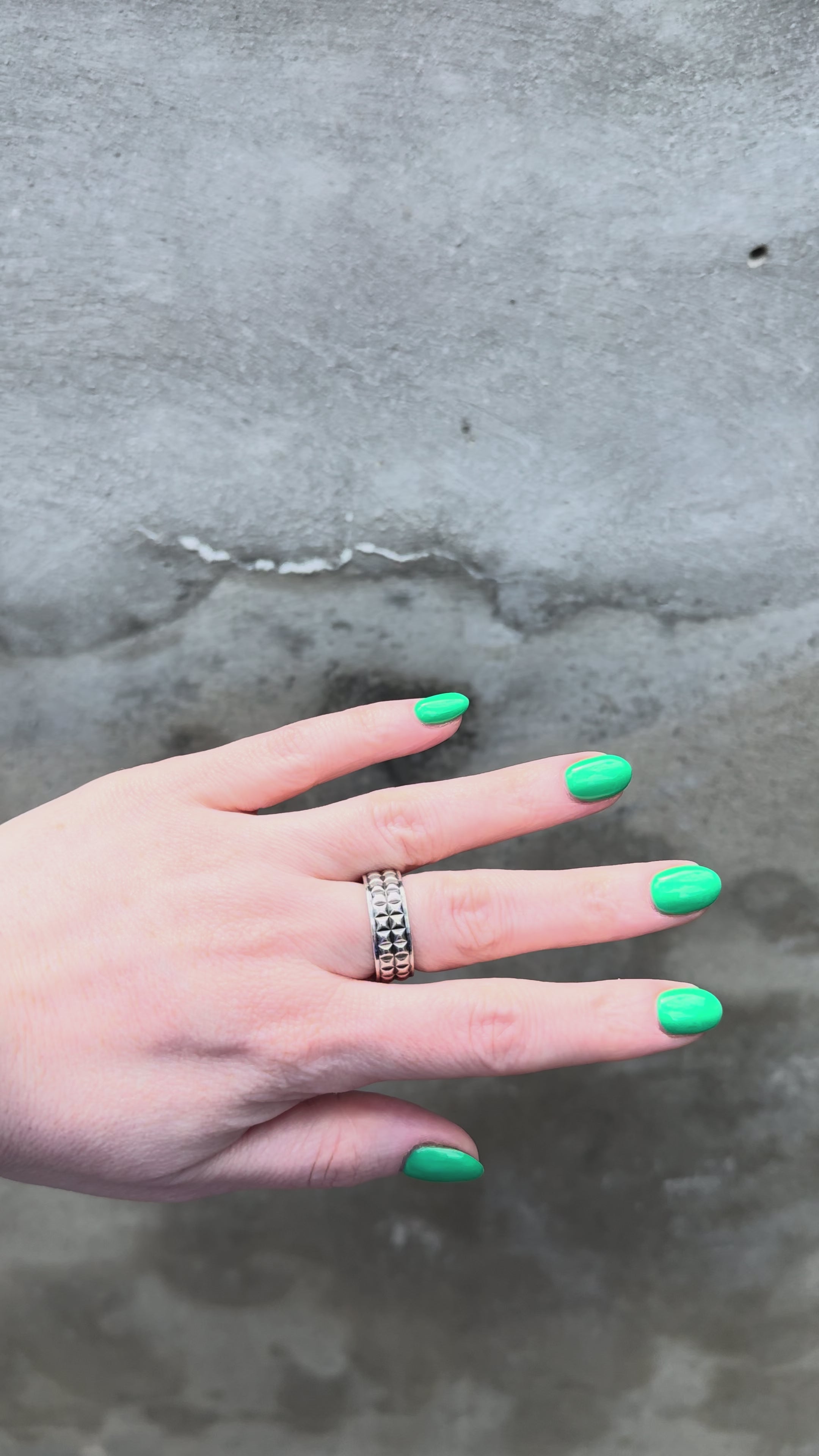 Tiffany & Co. Sterling Silver Diamond Point Band Ring