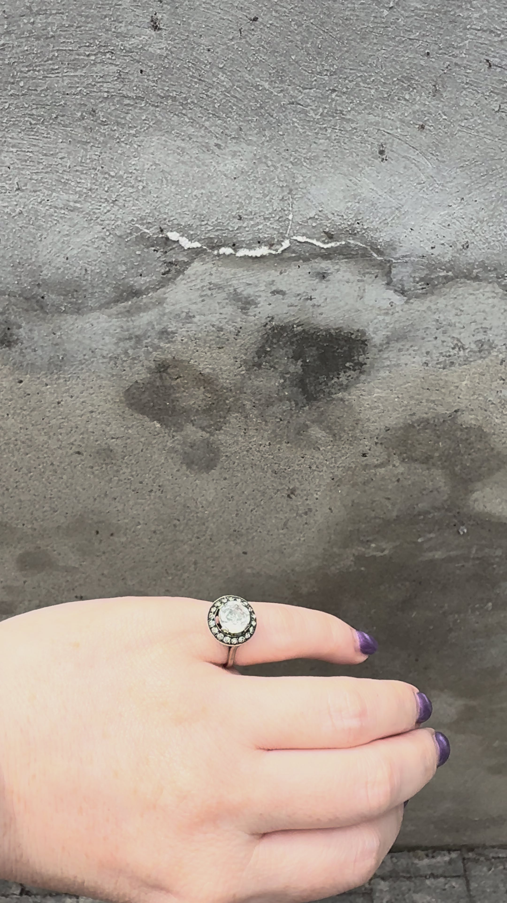 Vintage Sterling Silver Statement Ring