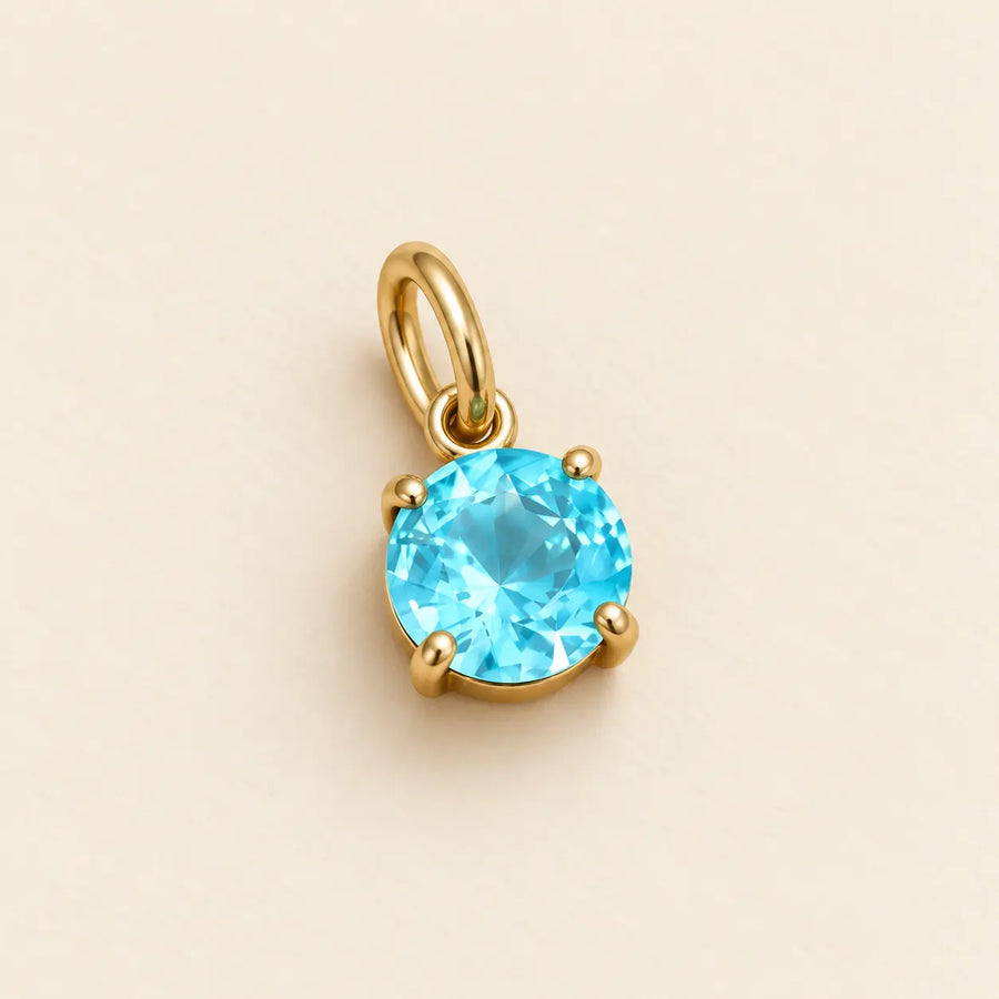 Crystal Rainbow Charm Light Blue