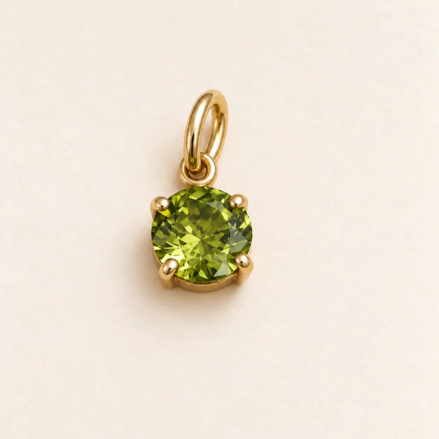 Crystal Rainbow Charm Olive
