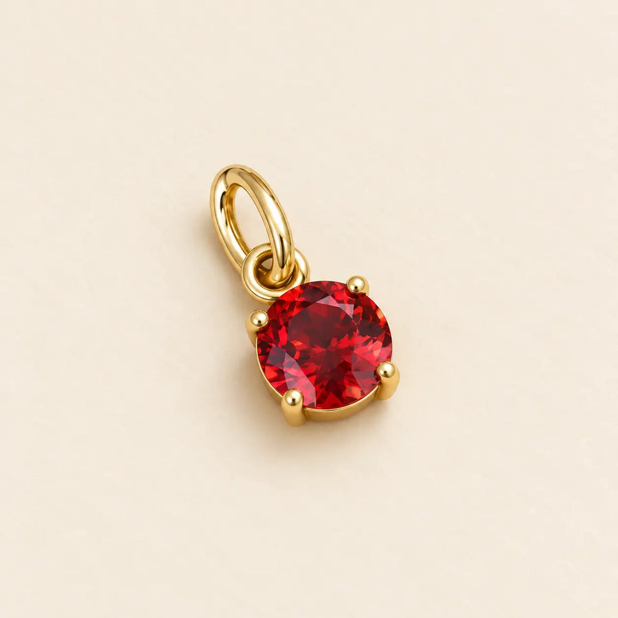 Crystal Rainbow Charm Red