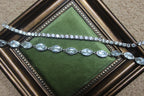 Vintage Silver Bracelet with Sparkly Clear CZ Stones (detail) – The Nook